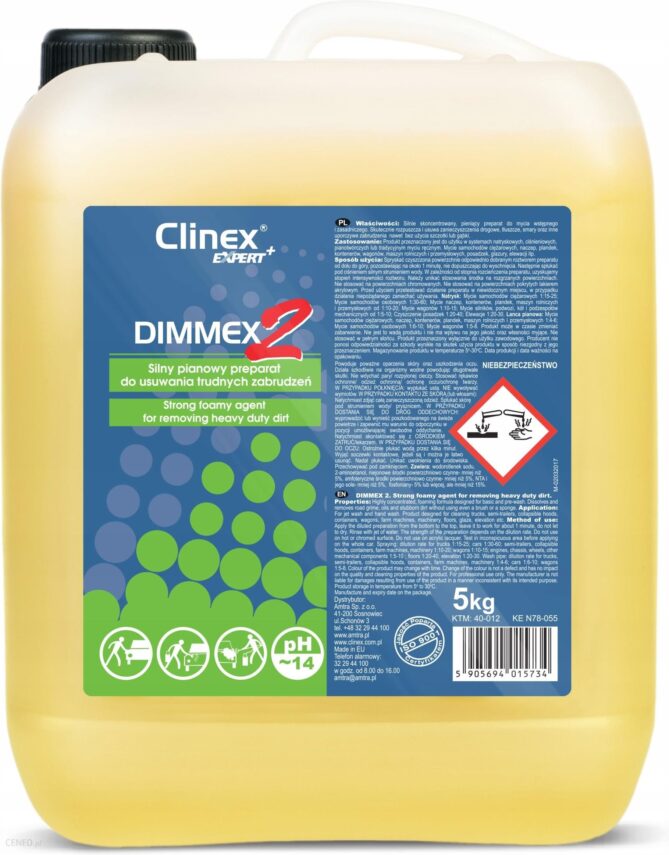 Aktywna Piana Dimmex 2 Koncentrat 5Kg Clinex