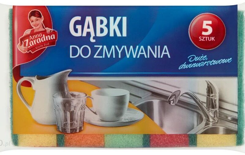 Anna Zaradna Gąbki Do Zmywania 5 Szt.