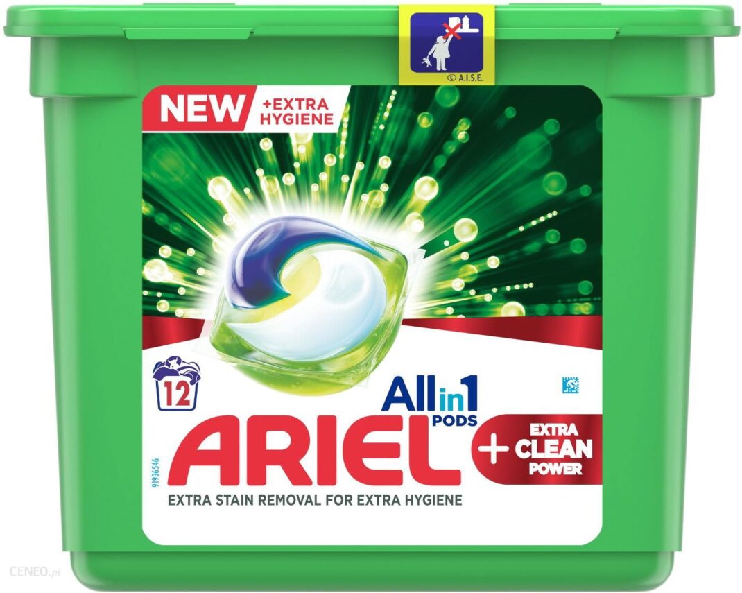Ariel Allin1 + Extra Clean Power Kapsułki Do Prania 26 Szt