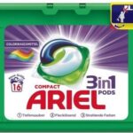 Ariel Compact Color 3 W 1 Kapsułki Do Prania 16Szt