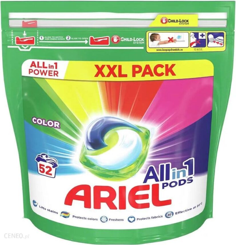 Ariel kapsułki do prania All-in-1 PODs Color 52szt.