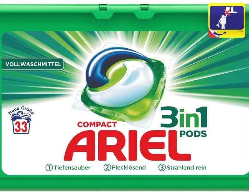 Ariel Pods 3In1 Kapsułki 33Szt Niemcy Luboń Pajo