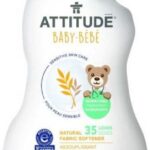 Attitude Naturalny Płyn Do Płukania Tkanin Dla Niemowląt Hipoalergiczny Bezzapachowy 1000 Ml