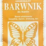 Biel I Kolor Barwnik Do Tkanin Motyl Pomarańczowy Morelowy 10G (Czbt075J)