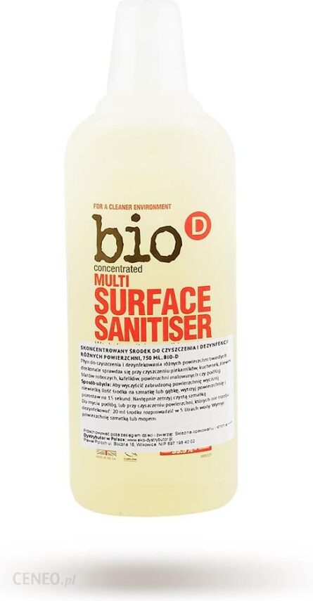 BIO D Środek do dezynfekcji różnych powierzchni 750 ml
