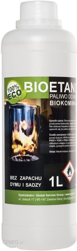 Bioalkohol Bioetanol 97% Biokominek Atest Pzh 1L