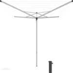 Brabantia Suszarka Na Pranie Ogrodowa Essential 40M Metaliczny Szary 146343