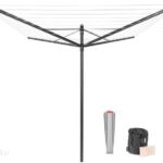 Brabantia Suszarka ogrodowa Lift-O-Matic z pokrowcem antracytowa 50m 290503