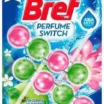 Bref 2X50G Perfume Switch Zawieszka Myjąco-Zapachowa Do Muszli Wc Zielone Jabłko I Lilia Wodna