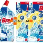 Bref Zestaw do WC: 8X50g Zawieszka Cytryna Morski, 2XŻel Fresh Mist