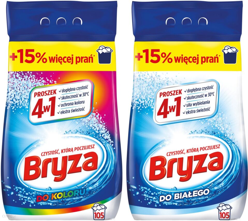 Bryza 4W1 Do Koloru Białego Proszek 210Pr 2X6,8Kg