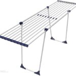 Casa Si Suszarka stojąca Easy Flex biały, granatowy 110x54,5x7 cm