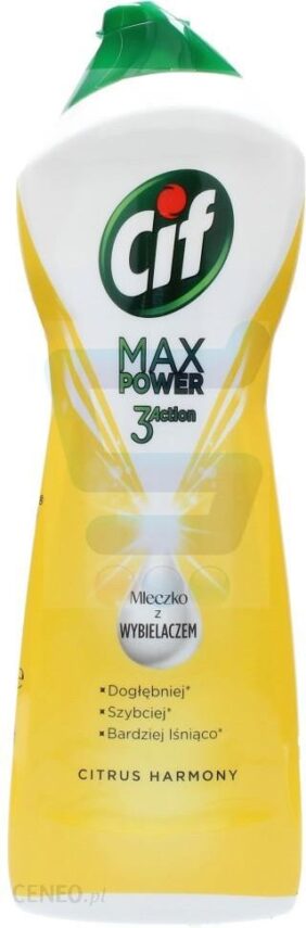 Cif Max Power 3 Action Mleczko Do Czyszczenia Citrus Harmony 1001 G