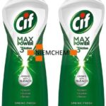 Cif Max Power Spring Fresh Mleczko z Wybielaczem 2 x 1001g