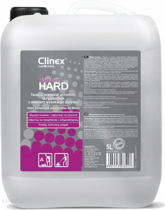 Clinex Dispersion Hard 5L Twardy Polimer Do Podłóg
