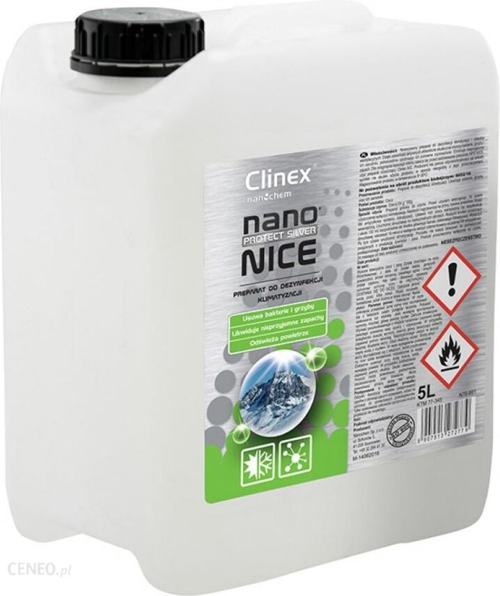 Clinex Preparat Do Dezynfekcji Układów Klimatyzacji I Wentylacji Nano Protect Floral 5L 70 334 Cl77345