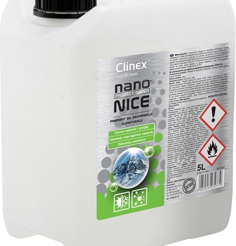 Clinex Preparat Do Dezynfekcji Układów Klimatyzacji I Wentylacji Nano Protect Floral 5L 70 334 Cl77345