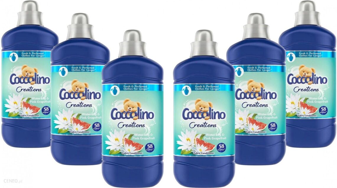 COCCOLINO Creations Płyn do płukania WaterLily 6x1450ml