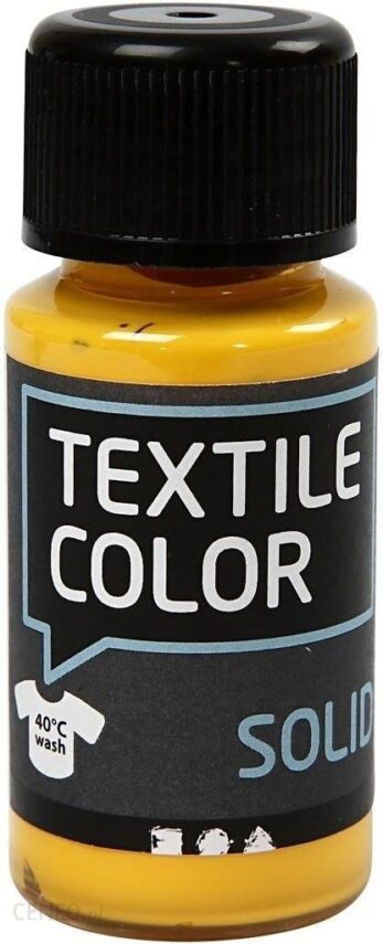 Creativ Farba Do Tkanin Ciemnych 50 Ml Żółta