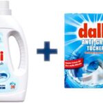 Dalli Zestaw Płyn do prania tkanin białych White Wash + Chusteczki do prania białych tkanin 1100 ml + 15 szt.