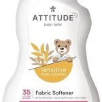 Delikatny płyn do płukania ubranek dziecięcych Attitude Sensitive Skin Baby 1 l