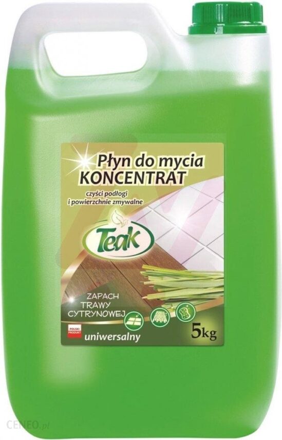 Delko Teak Płyn Uniwersalny Trawa Cytrynowa 5L (60324)