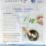 Dizolve Listki do prania Bezzapachowe Hipoalergiczne 2 szt