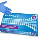Doman Nitrylowe rękawice niebieskie XL 100 sztuk