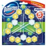 Domestos Kostka Trio Power5 Lime 3X55G