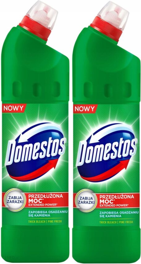 Domestos Pine Fresh Żel do Wc Zestaw 2 x 1,25L