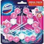 Domestos Power 5 Zawieszka Wc Pink Magnolia 3Szt