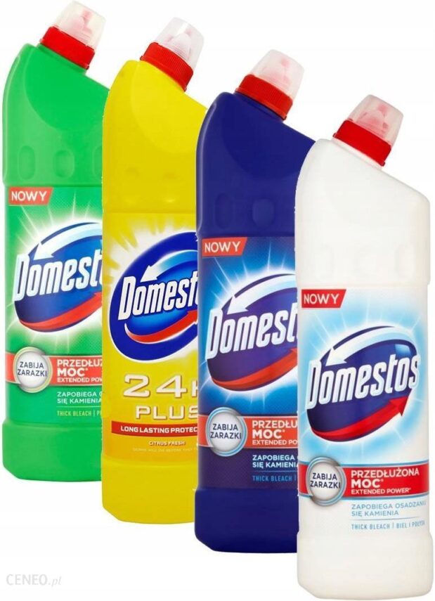 Domestos Przedłużona Moc Płyn do Wc MIX 4x1250ml