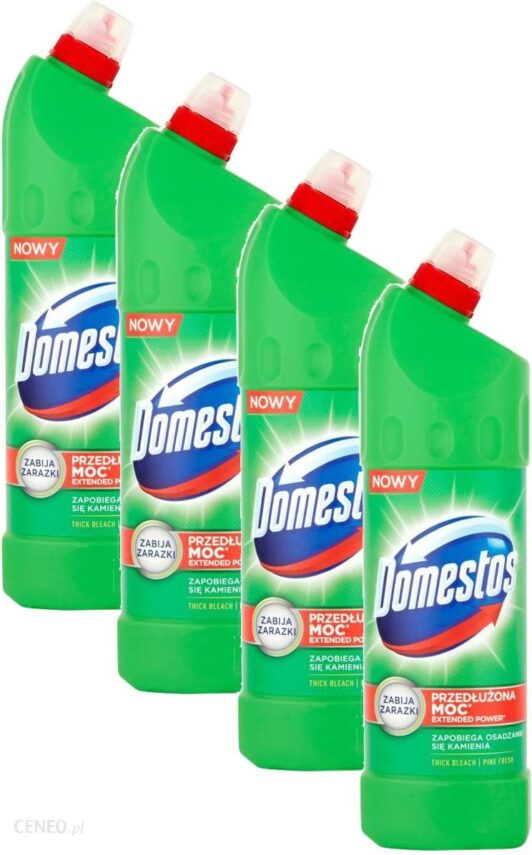 Domestos Przedłużona Moc Płyn do WC Pine 4x1250ml
