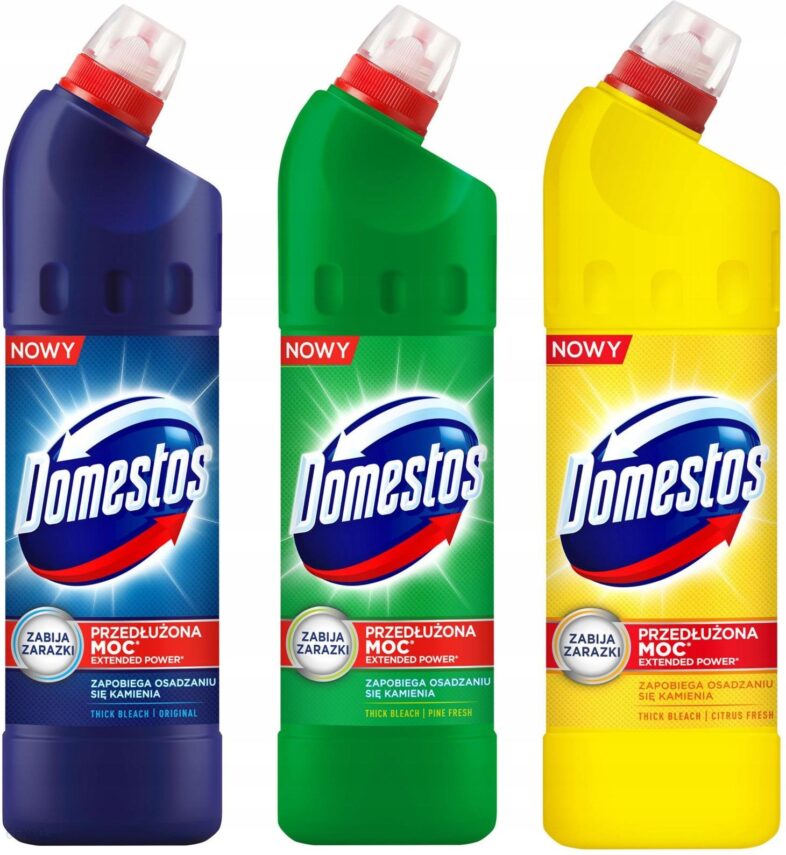Domestos Zestaw Original Pine Citrus Żel Wc 3,75L