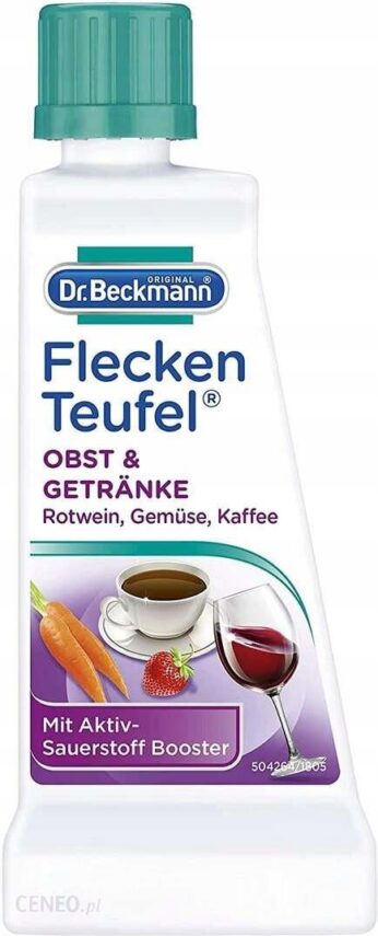 Dr. Beckmann Stain Devils Odplamiacz Owoce, Czerwone Wino, Warzywa, 50Ml