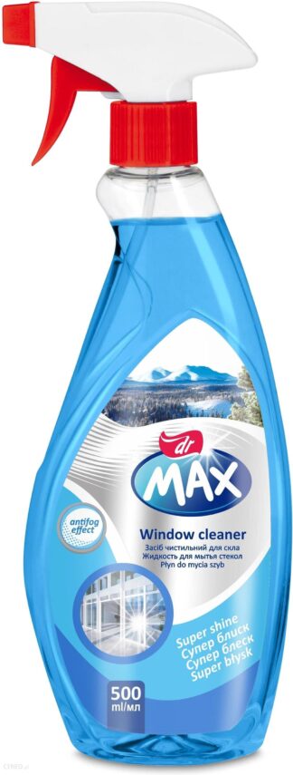 Dr Max Płyn Do Mycia Szyb Przeciw Parowaniu Niebieski 500ml