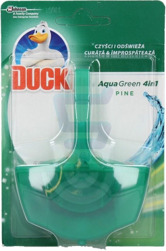 Duck Aqua Green 4W1 Kostka Do Wc W Koszyku Pine 1 Szt