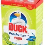 Duck Fresh Discs Lime Zapas Krążka Żelowego Do Toalety 72 Ml 2 Zapasy