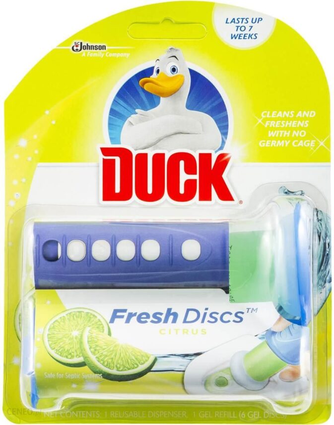 Duck Krążki Żelowe Do Toalety Wc Limonka 36Ml