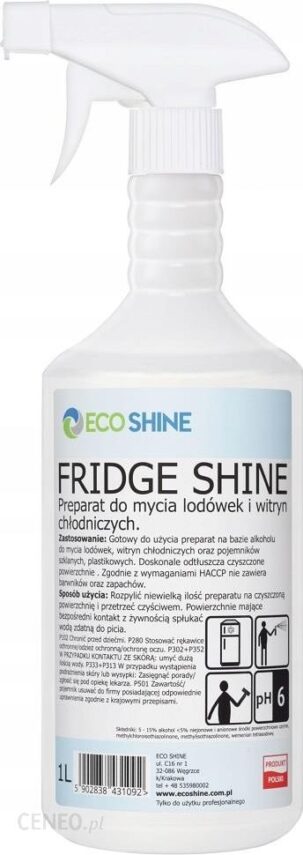 Eco Shine Fridge Shine Do Mycia Lodówek Witryn 1L