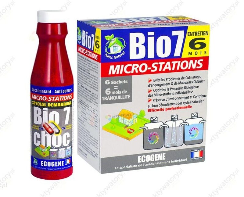 Ecogene-Bio7 Choc + Bio7 Entretien Microstations 480G