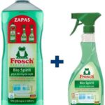 Frosch Płyn do mycia szyb Bio Spirit + zapas Zestaw 500 ml + 1000 ml