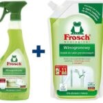 Frosch Środek do kabin prysznicowych winogronowy + zapas w worku Zestaw 500 ml + 1000 ml