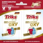 Global Cosmed Triks Odplamiacz W Proszku Do Tkanin Kolorowych Dwupak 2X25G 16 Szt
