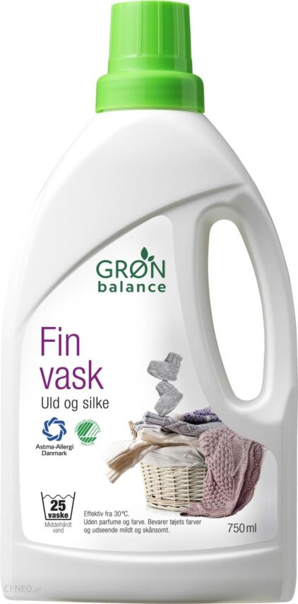 Gron Płyn do prania wełny i jedwabiu hipoalergiczny bez zapachu EKO 750ml