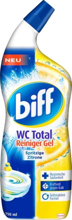 Henkel Biff Wc Total Reiniger Gel Spritzige Zitrone 750Ml