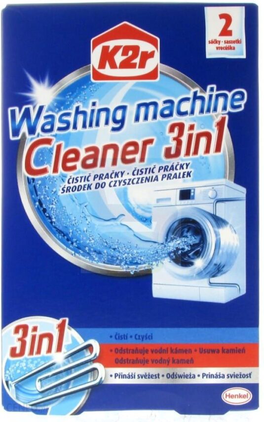 Henkel K2R Washing Mashine Cleaner 3W1 Proszek Do Czyszczenia Pralek 2 Szt