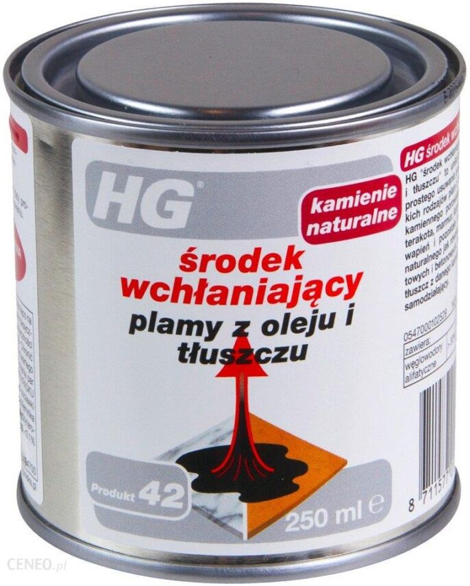 Hg Środek Wchłaniający Plamy Z Oleju I Tłuszczu 250Ml