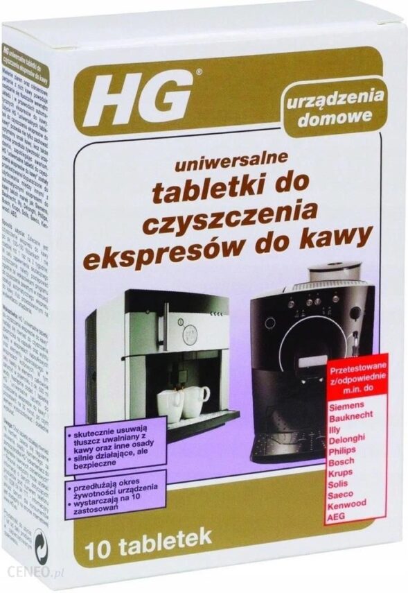 Hg Tabletki Do Czyszczenia Ekspresów Do Kawy