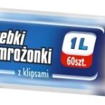 Jan Niezbędny Torebki Na Mrożonki Z Klipsami 1L 60 Szt.